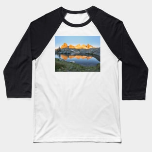 Minaret Lake in the morning Baseball T-Shirt